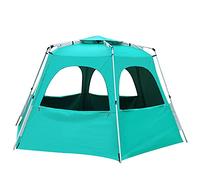 Automatic Pop Up Tent 5-8 People Camping Tent with Double Door Portable Instant Tent Sun Shelter for Outdoor Camping Hiking Fishing Green 330X330X210CM