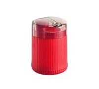 Automatic Pop-up Toothpick Dispenser, Push Type Portable Plastic Toothpick Holder For Home Kitchen Dining Table(Red)