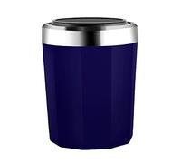 Automatic Portable Car Ashtray with Lid, Lights, Creative Metal Lining, Detachable Mini Trash Can, Windproof, Multifunctional, Smokeless for Outdoor Travel