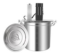 Automatic Pot Stirrer, Commercial Electric Jam Mixer with 4-Blade Scraper for Sauces, Soups, Hot Pot, Fillings 25L