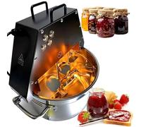 Automatic Pot Stirrer Mixer, 10L Electric Food Mixer for Jam and Sauces, Featuring Double Stirring Paddle and Auxiliary Fan
