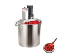 Automatic Pot Stirrer Mixer,Electric Portable Mortar Mixer,Commercial Automatic Food Mixer,Stirring Speed Adjustable,with 4-Blade Mixing Scraper,20L