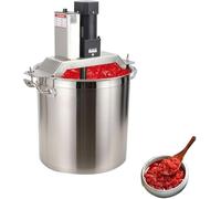 Automatic Pot Stirrer Mixer,Electric Portable Mortar Mixer,Commercial Automatic Food Mixer,Stirring Speed Adjustable,with 4-Blade Mixing Scraper+(Size:50L)