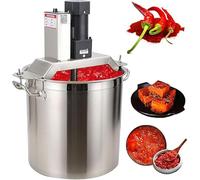 Automatic Pot Stirrer Mixer, Stepless Speed Regulation, 4 Blade Scraper, 360° Uniform Stirring for Sauces, Jams, Meat and Chili Sauces, Suitable for 20L-85L
