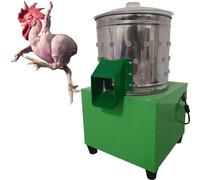 Automatic Poultry Plucker Machine for Chicken, Turkey, Duck - Stainless Steel with Rubber Fingers for Efficient Defeathering in Farming and Abattoir Use