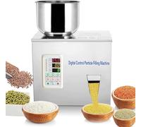 Automatic Powder Filling Machine for Weighing Tea Seeds Grains, Foot Pedal Operation, Adjustable Speed, 1-25g Capacity