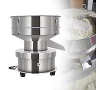 Automatic Powder Sifter Machine with 40+60 Mesh Sieve,Stainless Steel Commercial Flour Sifter Electric Sieve Shaker Machine(10cm)