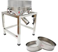 Automatic Powder Sifter Shaker Machine - Commercial Vibrating Sieve for Efficient Flour and Powder Processing