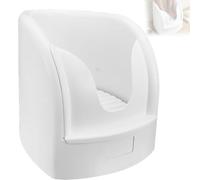 Automatic Press Spray Foot Washer, Pedicure Bath with Inlet/Outlet Pipes and Angle Valves, Withstands 120°C High Temperature, Promotes Blood Circulation and Relieves Stress