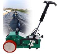 Automatic PVC Banner Welder, Hot Air Welding Machine, 20-680℃ Temp Control with Positioning, for Plastic Fabric, TPO Roof Membrane, Flex Banner, Waterproof Seams