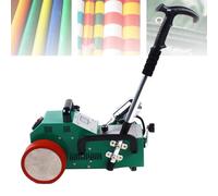 Automatic PVC Banner Welder - Hot Air Welding Machine with LCD Display & Wheels, Adjustable Heat from 20-680°C for Plastic Fabric Welding in Industry