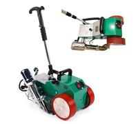 Automatic PVC Banner Welding Machine, 1800W Hot Air Welder with Infrared & LED Light, 20-680°C Temp Control, for Plastic Fabric, TPO Roof, Flex Banner