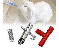 Automatic Rabbit Nipple Drinker - Duckbill Poultry Fountains Watering Feeder System for Pig Guinea Ferret (15 PCS)