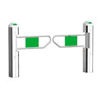 Automatic Radar Secure Entrance, Stainless Steel Pedestrian Gate for Markets & High Traffic, One-Way Access Control