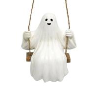 Automatic Rear View Mirror Ornaments - Automatic Spectral Decorations - Halloween Flying Car Hanging Ornament Resin Statuette with Oscillating Ghost Pendant for Rear View 6 | Decoration