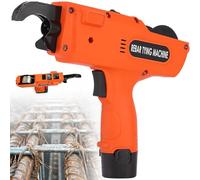 Automatic Rebar Tie Gun with Adjustable Tightness, Cordless Operation for Construction and DIY Projects, Handheld Tool Set with Plier and Toolbox