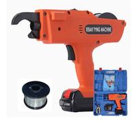 Automatic Rebar Tying Machine, 8-34mm Rebar Tying Machine with One roll of Binding Wire, Time Taken per Knot: 0.8 Seconds, for Use On Construction Sites, in Railway Construction