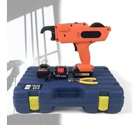 Automatic Rebar Tying Machine, Electric Tier and Bender Tool for Strapping Plastic and Metal Wire, Efficient Steel Bar Tying Solution