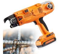 Automatic Rebar Tying Machine, Rebar Tying Gun with 2 Batteries, Rebar Wire Twister Tool for Construction, 16-38mm Compatibility, Efficient Strapping Solution