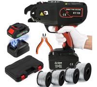 Automatic Rebar Tying Tool, Cordless Electric Wire Twister with Adjustable Tightness for Efficient Construction Work, 4500 Knots per Charge