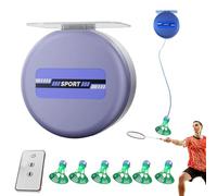 Automatic Rebound Badminton Trainer, Badminton Rebound Trainer, Portable Badminton Exercise Equipment, Adjustable Badminton Single Player Rebound Trainer, Badminton Solo Training Device for Ha
