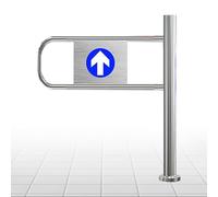 Automatic Rebound Swing GateStainless Steel OneWay Door 90° Manual Open Ideal for markets Libes and Store MallsDimeons: 97 * 58cm