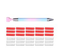 Automatic Refillable Diamond Art Pen with 30Pcs Wax Refills for Painting Nail Art DIY Craft, Rhinestone Tool Set