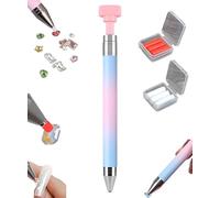 Automatic Refillable Wax Pen, 2025 New Diamond Art Refillable Wax Pen, Diamond Art Pens Tools for Nail DIY Craft, Precisely Pick up Rhinestones, Gems & Nail (1 * A)