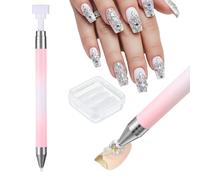 Automatic Refillable Wax Pen, Diamond Art Painting Pen Refillable Wax Auto Refill Fine Point Nail DIY Crafts Dotting Pencil for DIY Craft & Dot Art Projects