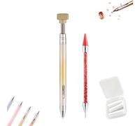 Automatic Refillable Wax Pen, Diamond art refillable wax pen, Precision Upgrade Diamond Painting Pen for Rhinestones, Nail Art, Jewelry Making & DIY Craft Tools (03)