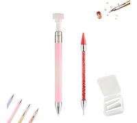 Automatic Refillable Wax Pen, Diamond art refillable wax pen, Precision Upgrade Diamond Painting Pen for Rhinestones, Nail Art, Jewelry Making & DIY Craft Tools (02)