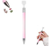 Automatic Refillable Wax Pen , or Rhinestones Diamond Art Pens Refillable, DIY Craft Tool for Nail Art Diamond Art Pen with Wax (Pink 1Pcs)