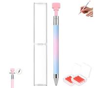 Automatic Refillable Wax Pen- with Waxs, New Upgrade Diamond Art Pens Refillable Wax for Diamond Art Nail DIY Craft, Quickly Pick Up Beads Gems (D)