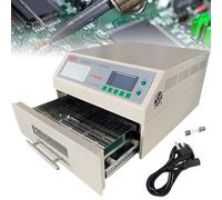 Automatic Reflow Machine,Reflow Oven,T-962 Reflow Soldering Station, PCB Board SMD SMT BGA Rework Station Tool with Hot Air Circulation Reflow Oven(T-962A)