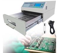 Automatic Reflow Oven 1500W T-962A, 32x30cm Welding Area, Professional Infrared Heater, Soldering Machine, 0-280℃ Temperature Control