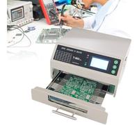 Automatic Reflow Oven, 800W/1500W/2500W Reflow Soldering Machine, 0-280°C Adjustable, 8 Predefined Temperature-Parameter Waves, Screen Display Smart Soldering Station, for Glass, Metal, Plastic