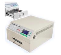 Automatic Reflow Oven 800W Infrared Soldering Machine with Hot Air Circulation for PCB SMT Soldering, 300 x 320mm Large Working Area