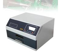 Automatic Reflow Soldering Machine, Hot Air Circulation Oven with LCD Display, 5-Segment Settings, 350x300mm Soldering Area