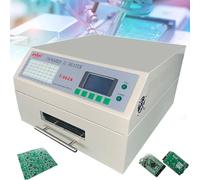 Automatic Reflow Soldering Machine T962/T962A/T962C T-962A+ Infrared Heater Soldering Machine, Mini Reflow Soldering Machine BGA SMD SMT Rework Station 0℃ - 350℃ Soldering Machine,T-962A