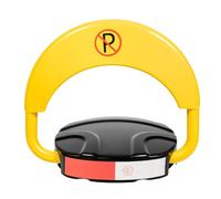 Automatic Remote Control Parking Lock, IP67 Carport Auto Space Stall Barrier with 180° Rotating Rocker arm and Reflective Strip for car Park Management, Offices, Hotels