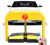 Automatic Remote Controlled Folding Parking Bollard - Secure Driveway and Car Park with Smart Lock Technology for Home, Business, Office Protection