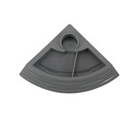 Automatic Reptile Feeder Quadrant Reptile Food and Water Bowl 2 in 1 Plastic Safe Non Design for Tortoise Spider Lizard Pet Feeding and Drinking Convenient Corner Placement (M)