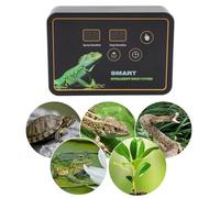 Automatic Reptile System with Timer, 360° Adjustable Nozzles Smart Misting System for Reptiles Terrariums Rainforest Timer Misting System, Quiet Touch Control DC 5V (UK Plug)