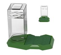 Automatic Reptile Water Bowl With Bottle, Large Capacity Anti-Drowning Reptile Water Dispenser, Feeding Accessories, Stable ＆ No Rollover, for Geckos Lizards Turtle Bearded Dragons