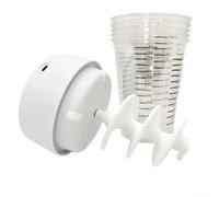 Automatic Resin Mixer 24 fl oz Capacity Electric Epoxy Pigment Silicone Blender with Non Resin Safe Materials for Artists Studios and Small Scale Production