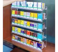 Automatic Retail Shelving Pusher, Spring Loaded Organizer for Efficient Product Display and Space Optimization in Stores