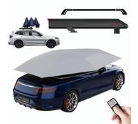 Automatic Retractable Car Canopy Cover, Waterproof Oxford Cloth Umbrella for Sedan SUV, Remote Control Outdoor Parking Protection