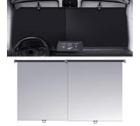 Automatic Retractable Car Sunshade, 2024 New Retractable Sunshade for Car Windshield, Foldable Front Window Sunshade, Windshield Sun Shade for UV and Heat Protection