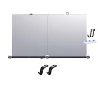 Automatic Retractable Car Windshield Sunshade, Blocks Glare and Heat Sun Shade(One set)