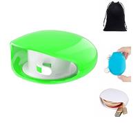 Automatic Retractable Cord Organizer, Horizontal Cable Reel for USB, Headphones & Charging Cables, Tangle-Free Cord Management for Home, Office & Travel (Green)